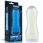 Светящийся в темноте мастурбатор Lumino Play Masturbator Ribbed (Цвет: белый)