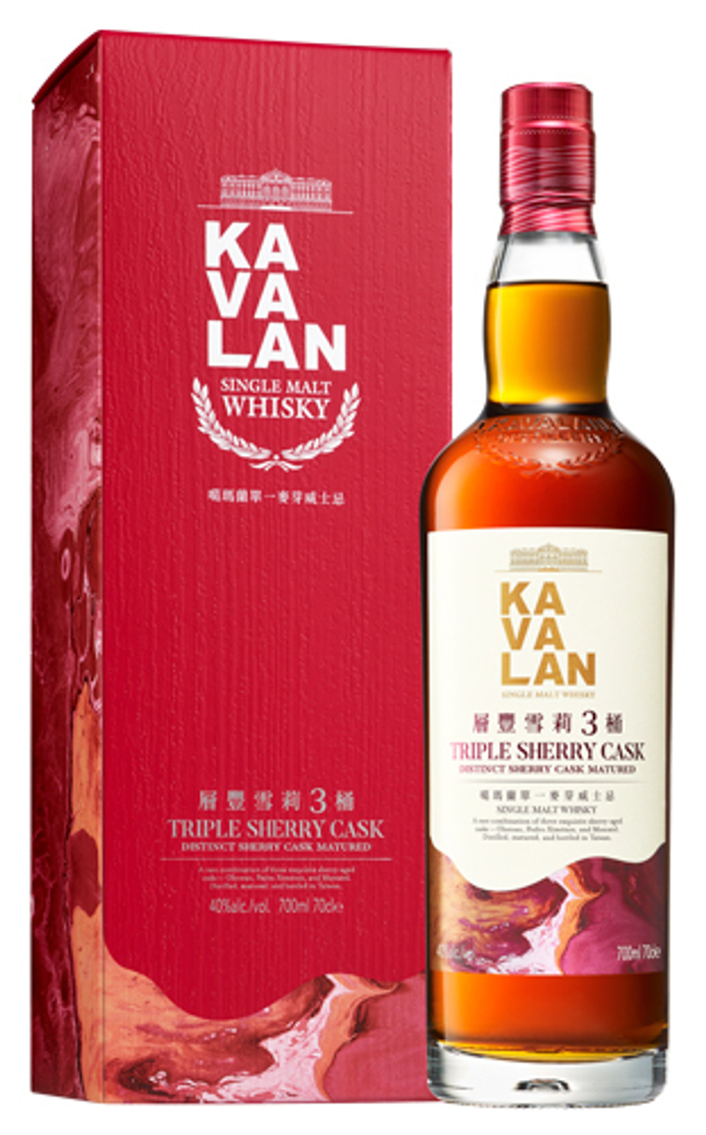 Виски Kavalan Triple Sherry Cask 40% 0,7 л