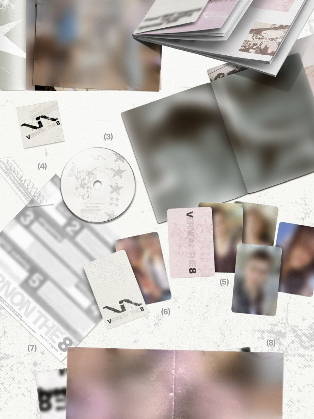 Альбом V8 (SEVENTEEN) - V8 1st Mini Album 2 Version SET