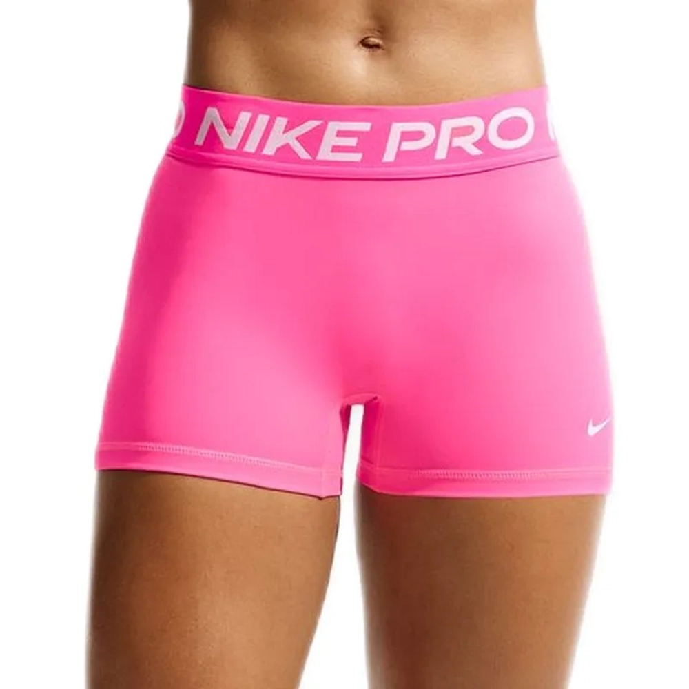 Nike Pro Dri-Fit 365 Mid-Rise 3in - hyper pink/white
