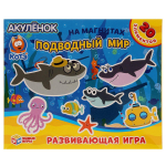 Игра на магнитах "Подводный мир. Акуленок" КОТЭ. в коробка 4680107921376 (Умные игры)