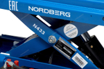 NORDBERG (N433_B) Траверса с ручным приводом, синяя 3 т