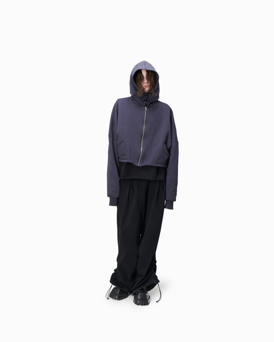 ZIP HOODIE PURPLE MEN