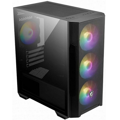 Корпус Mini-Tower MSI MAG FORGE M100R TG ARGB, Micro-ATX, черный (306-7G20R41-HH9)