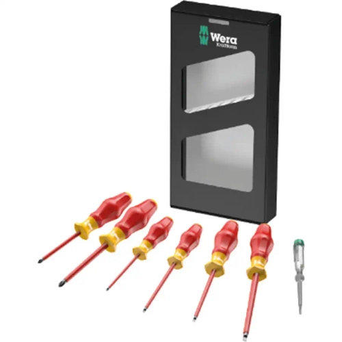 1160i/1165i/7 Набор отверток Kraftform Comfort VDE + индикатор напряжения WERA 05031576001