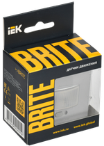 BRITE Датчик движения ДС10-1-БрА алюминий IEK