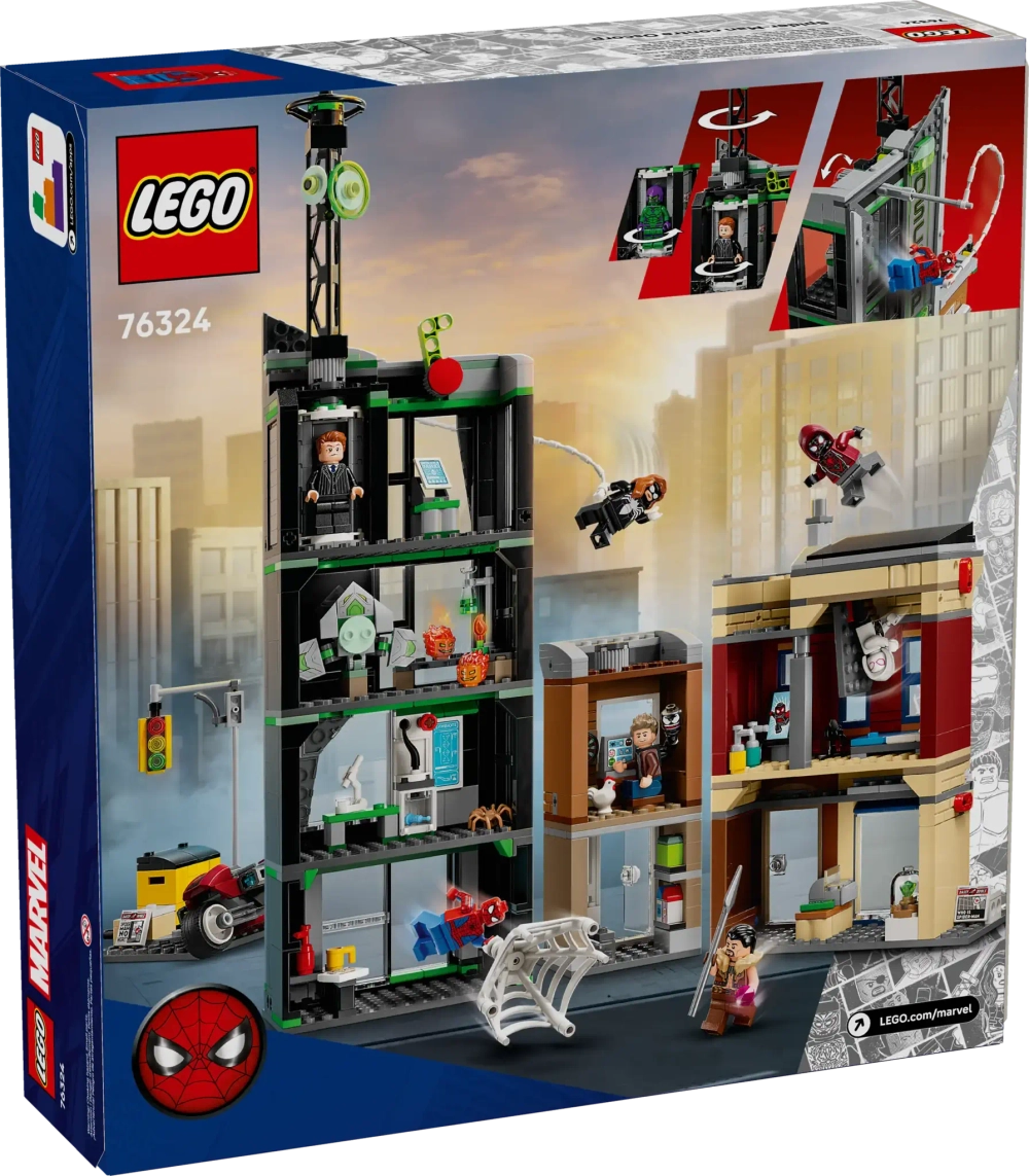 Конструктор LEGO Marvel 76324 Человек-паук против Oscorp