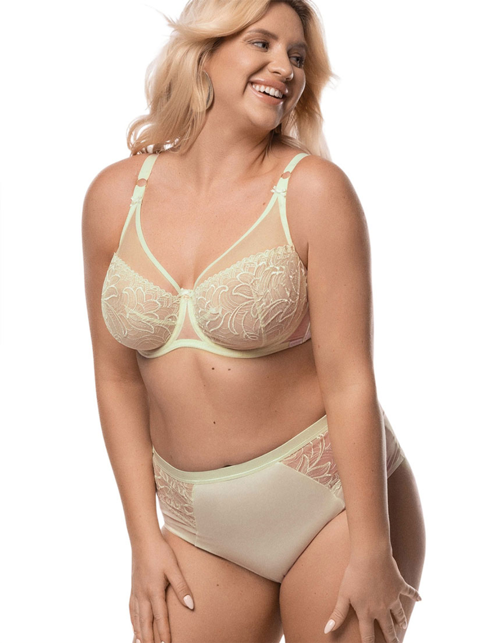 Высокие трусы Mefemi JANETTE Classic мята