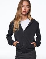 Женское худи на молнии с капюшоном - BERSHKA