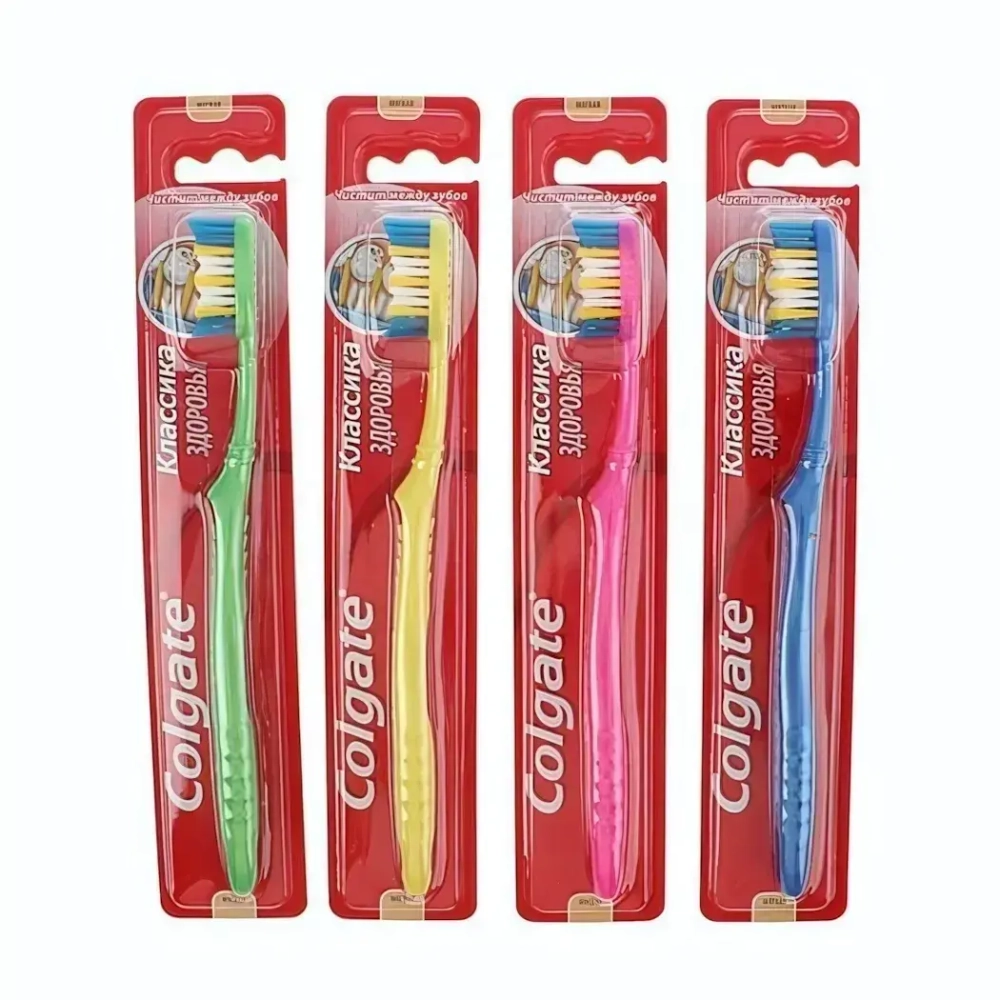 Зубная щетка мягкой жесткости COLGATE Классика здоровья