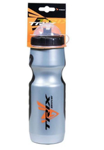 Фляга TRIX, 700 мл, защитная крышка, 70°С/-10°С, LDPE, черно-серая