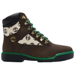 Timberland 6 Inch Field Boot "Allover Logo   Dark Brown" Snipes Exclusive