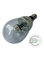 Светодиодная LED лампа G45 4,2W E14 тёпл 5шт