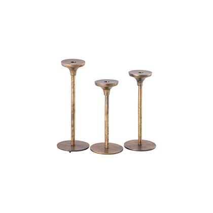 Набор подсвечников 3 шт 40см Roomers Furniture бронзовый
