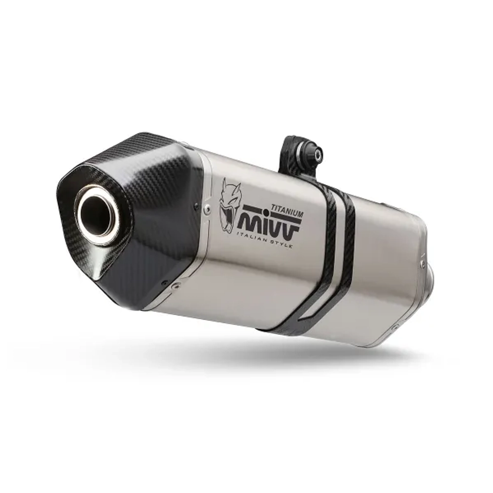 A.017.LRT MIVV SPEED EDGE TITANIUM APPROVED SLIP-ON SILENCER (TUAREG 660)