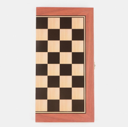 Нарды «Лабарт», деревянная доска 39×39 см, с полем для игры в шашки
