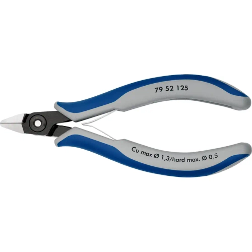 Прецизионные кусачки боковые для электроники чернёные 125 мм Knipex 79 52 125