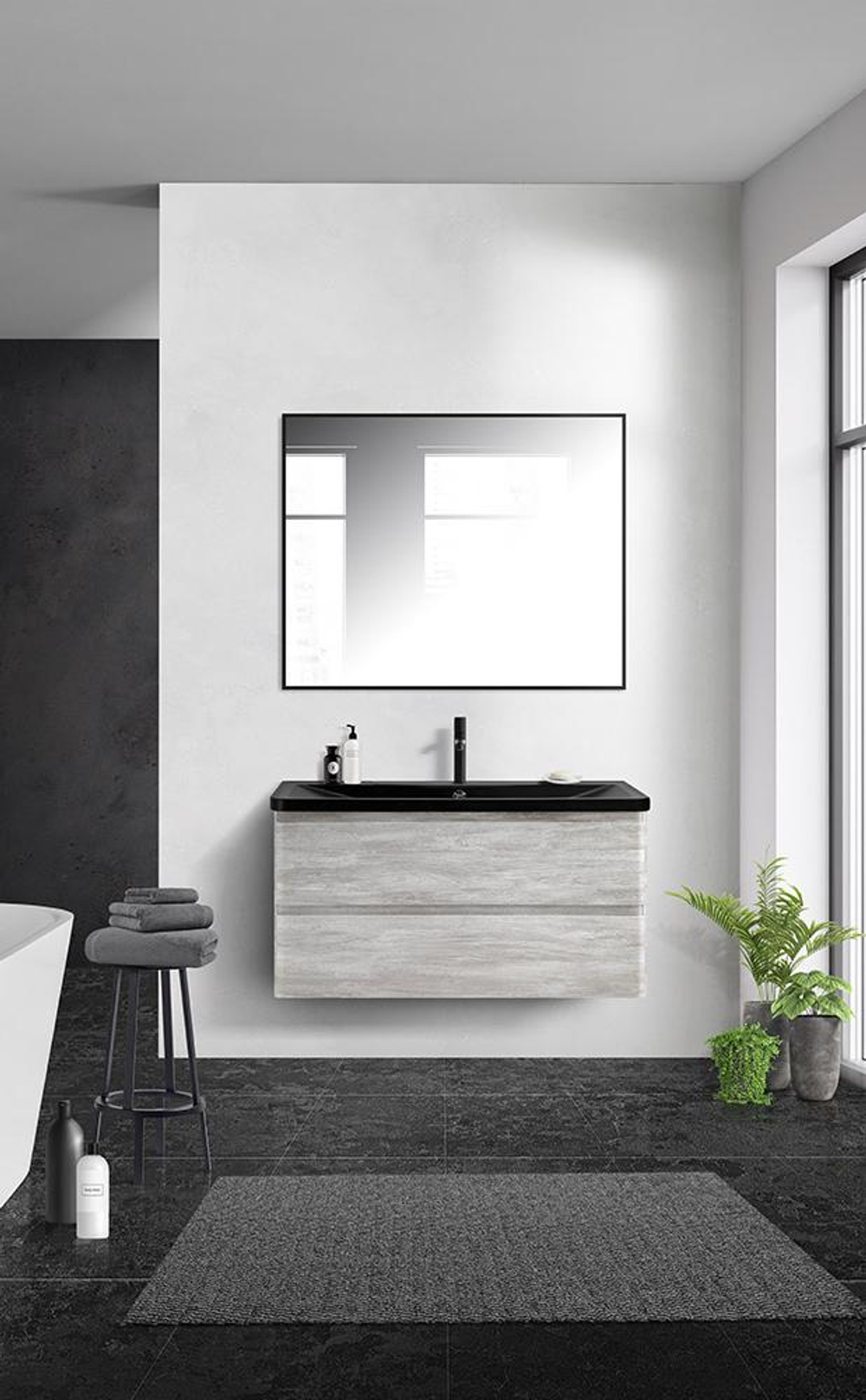 Тумба подвесная под раковину BelBagno ALBANO-1000-2C-SO-RVB