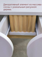 Туалетный столик, 100х35х79, Ола, консольный, с ящиками, косметический, для девочки, на ножках из сосны