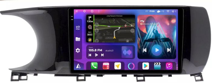 Магнитола для KIA K5 2020+ - FarCar S500-TS10 монитор 10.36" QLED на Android 14, Быстрая, CarPlay, 4G SIM-слот