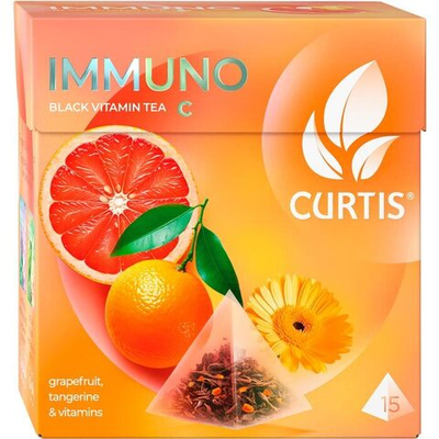 Чай в пирамидках Curtis Immuno 15 шт