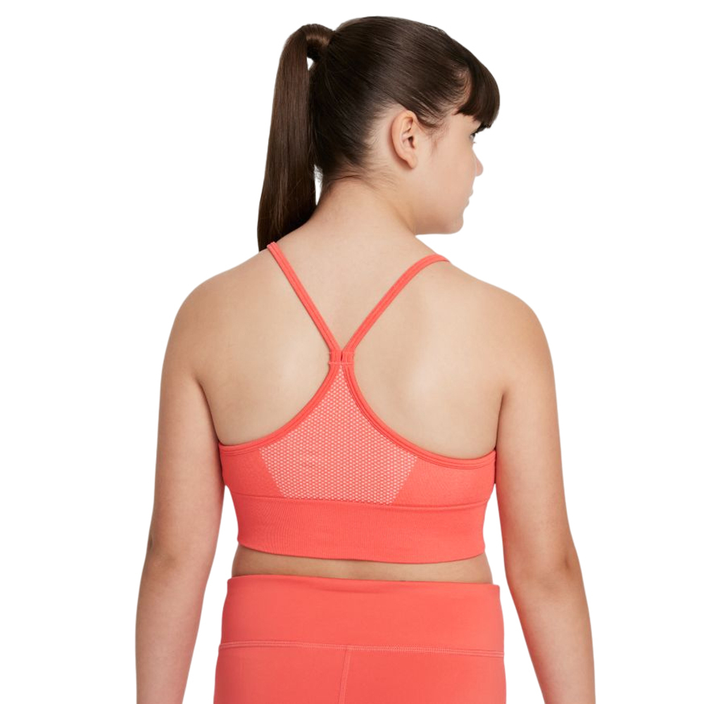 Топ для девочки теннисный Nike Dri-Fit Indy Seamless Bra G - разноцветный