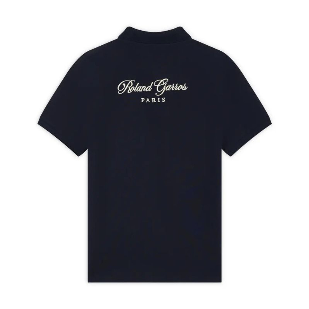 Мужское теннисное поло Roland Garros Heritage Polo Shirt - navy blue