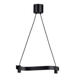IKEA ACKJA  (ИКЕА АСКЙА)  -  Светильник подвесной - волна/чёрный 60 см