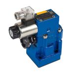 DBW10B2-5X/315XCG24N9K4 - Предохранительный клапан Ду10 с давлением настройки до 315 бар, управление - X - внешний с разгрузкой B = открыт с электроуправлением G24