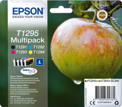 Картридж струйный Multipack 4 шт Epson Apple T1295 C13T12954022