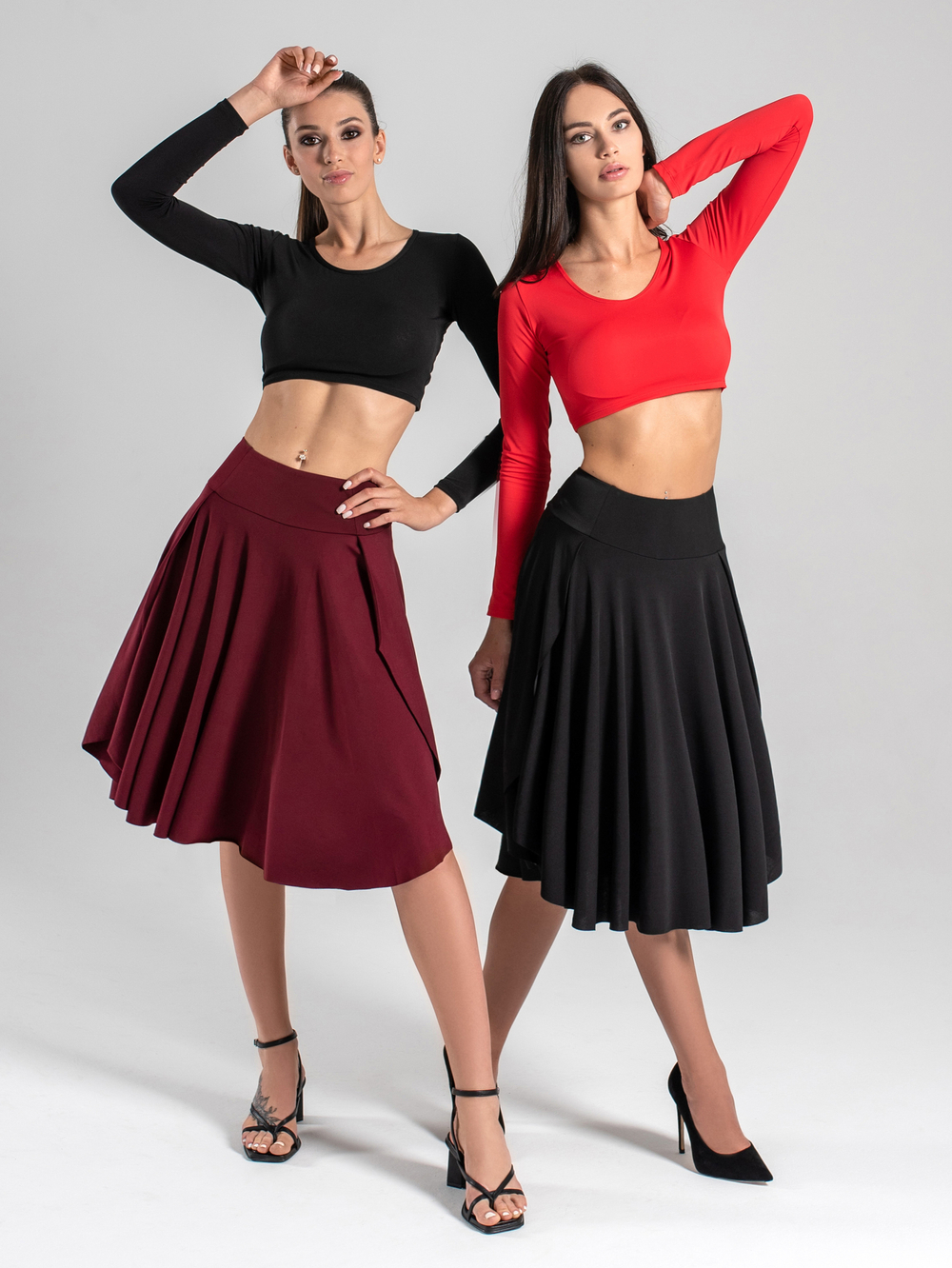 Dolly Max skirt shorts, Dark Red Oil