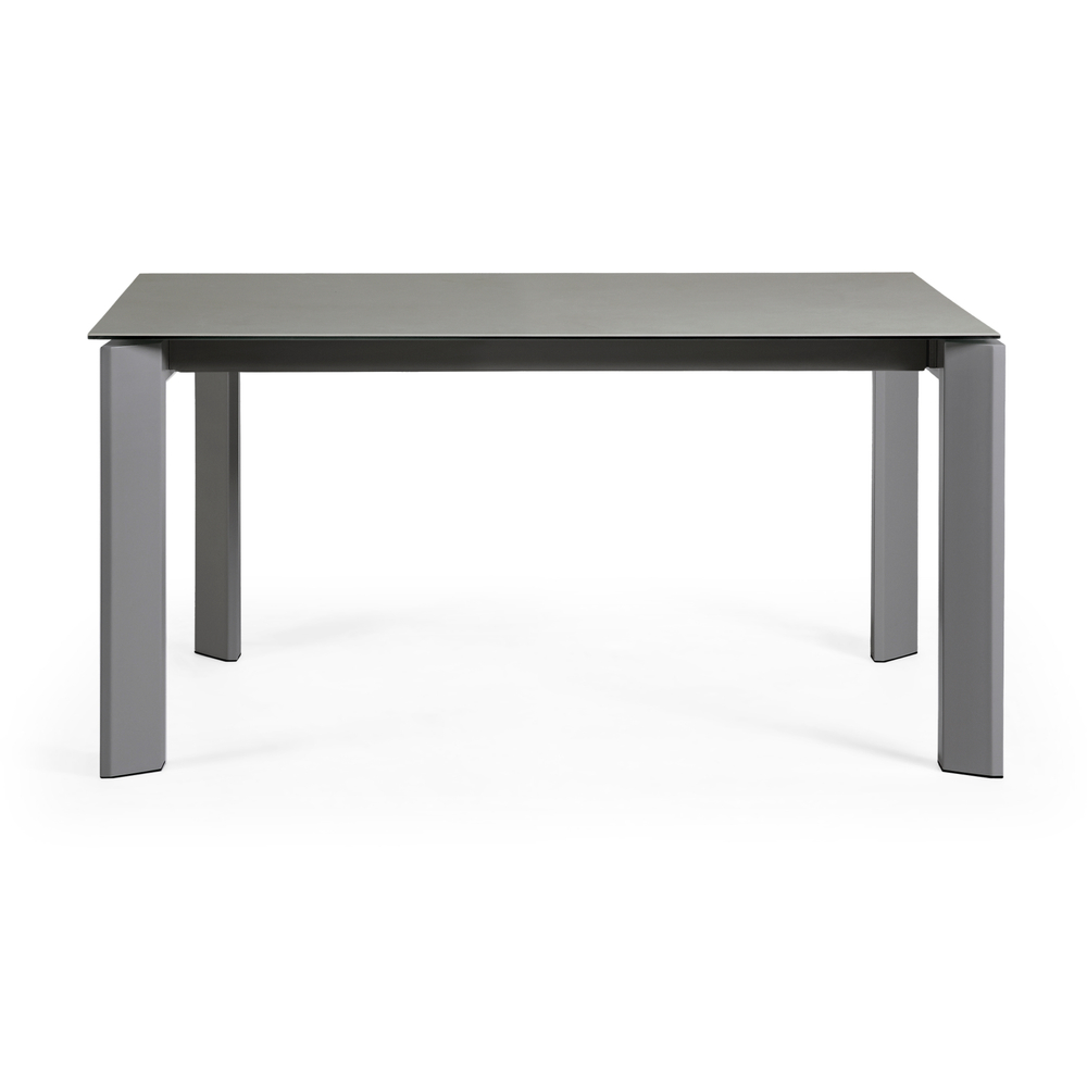 Стол Atta 160 (220) x90 антрацит керамика