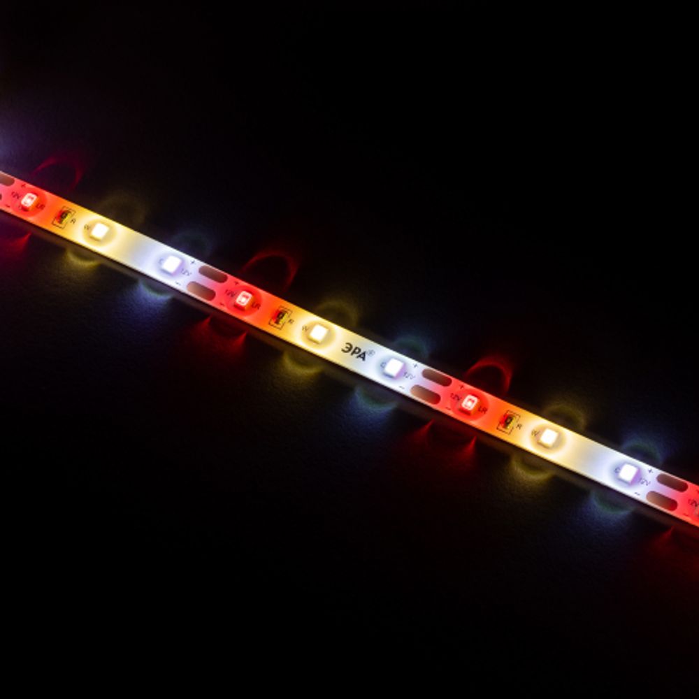 Светодиодная лента для растений ЭРА FITO-Strip Light-Rа90-3m полного спектра 3м IP65 с адаптером 12V | Светодиодные ленты для растений