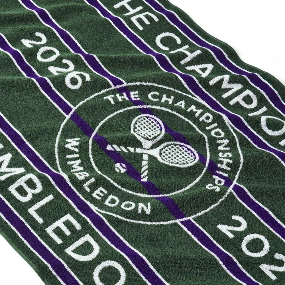 Полотенце теннисное Wimbledon Championships 2026 - green/purple