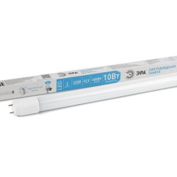 Лампа светодиодная ЭРА STD LED T8-10W-840-G13-600mm 10Вт трубка стекло нейтральный белый свет G13 поворотный | Лампы cветодиодные Линейные  (T8)