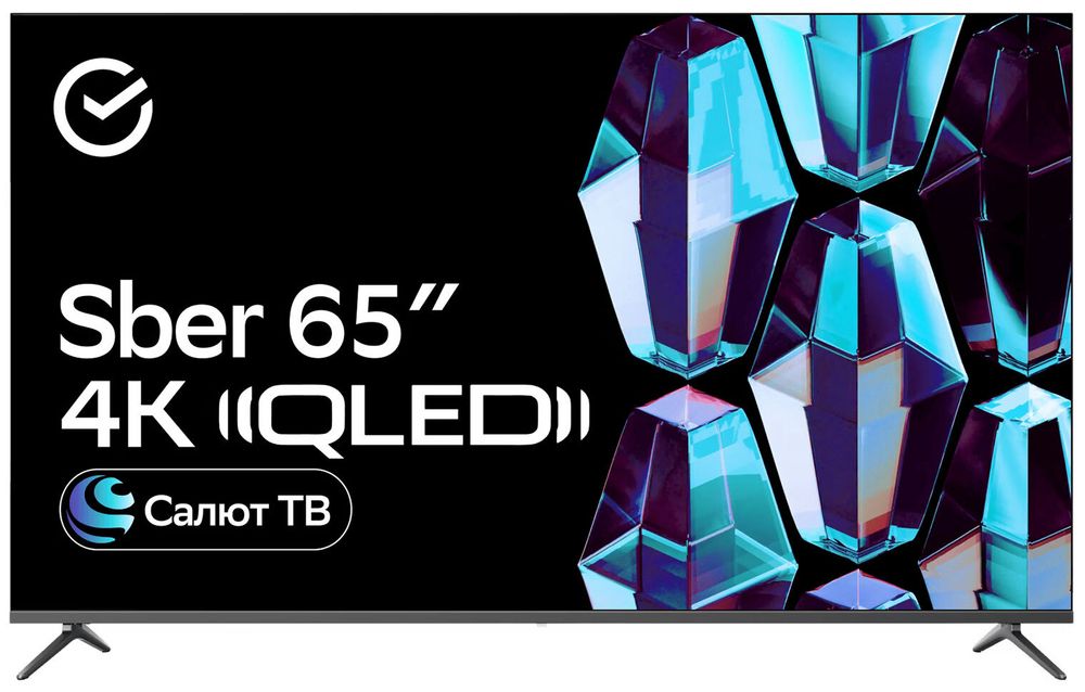 ЖК телевизор Sber SDX-65UQ5233(UHD Smart,Салют ТВ,metal frameles