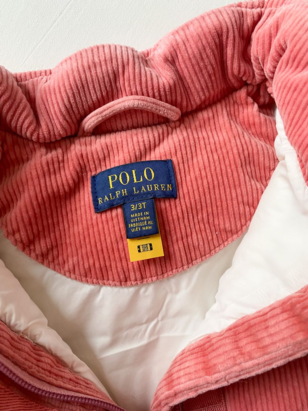 Утепленный вельветовый жилет Ralph Lauren, 92-98