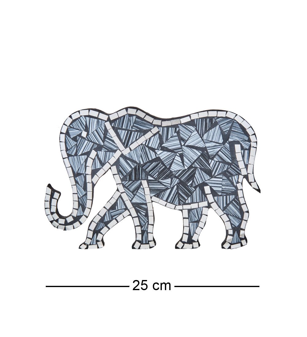 Decor and Gift 48-007-04 Панно «Слон» набор из семи (мозаика, о.Бали)