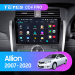 Teyes CC4 Pro 9" для Toyota Allion 2007-2020 (прав)