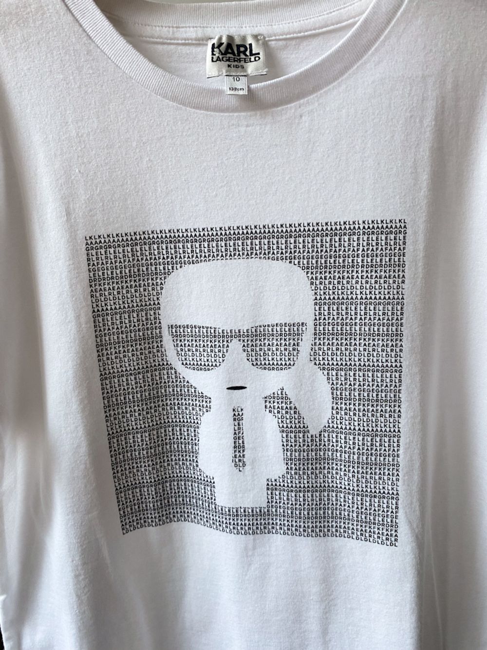 Хлопковая футболка Karl Lagerfeld, 140