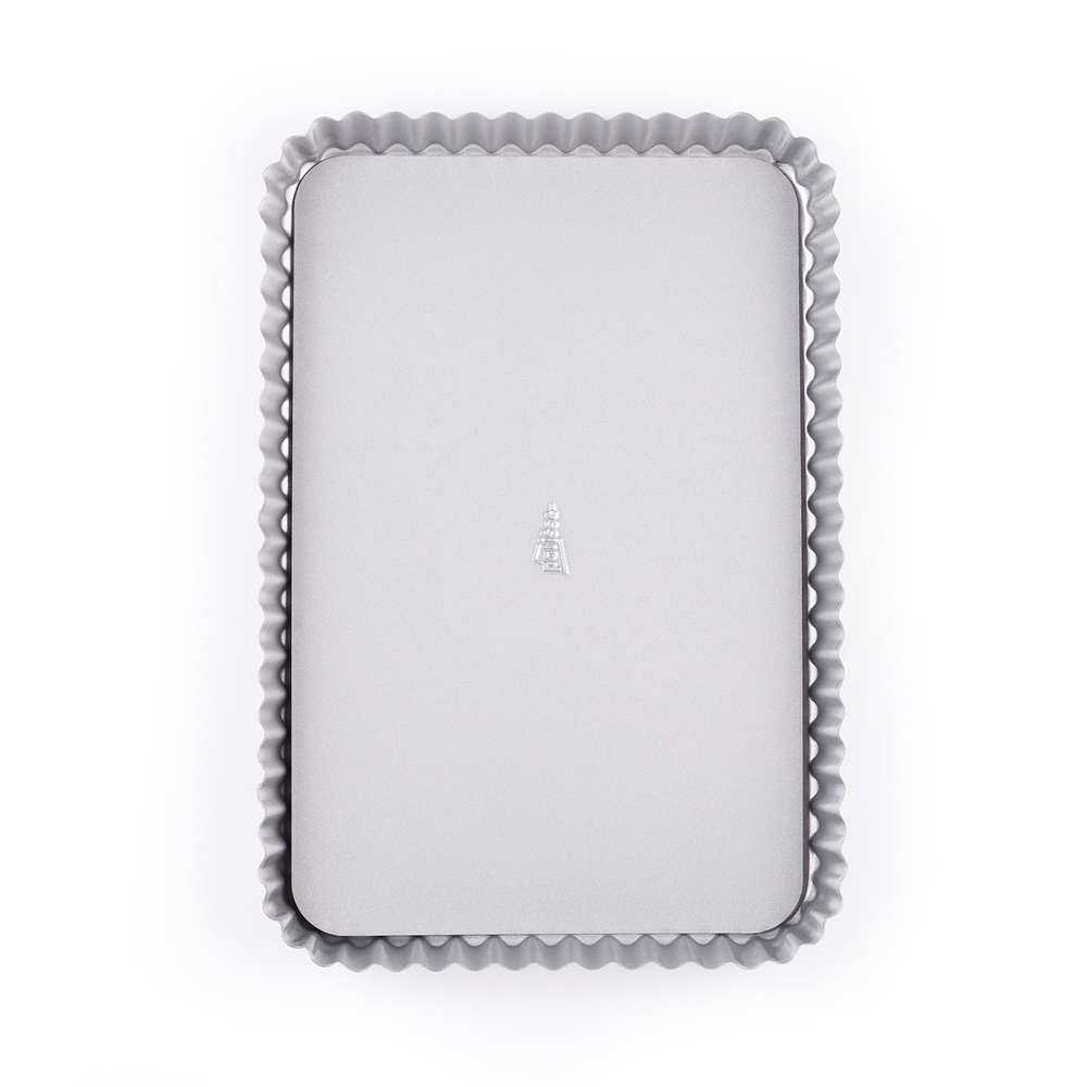 Форма для выпечки со съемным дном Patisse Silver 32х22х3 см