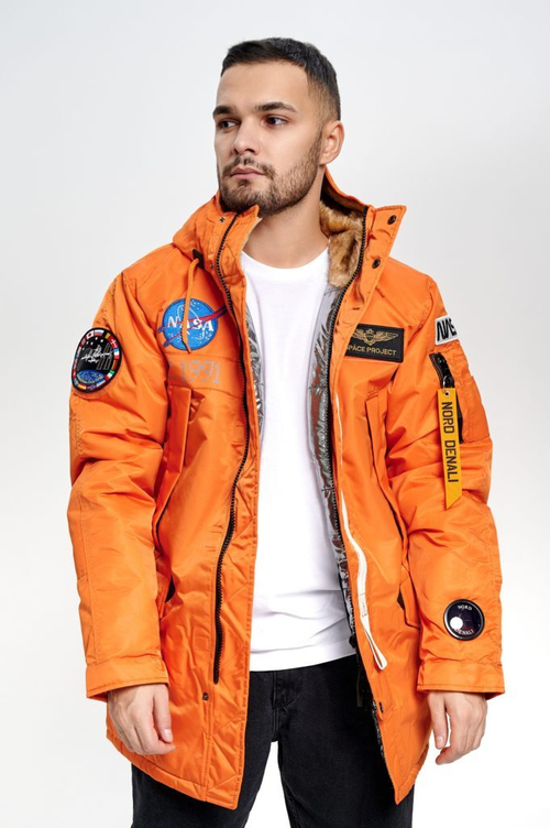 Куртка Аляска Nord Denali Space NASA (оранжевая - orange)