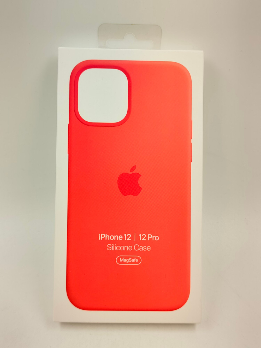 Силиконовый чехол Apple iPhone 12 / 12 Pro с MagSafe, цитрусово-розовый, MHL03 (Из Финляндии)