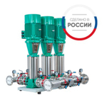 Модульная насосная установка (пожаротушение) CO 4 MVL 9004/SK-FFS-PN25-R