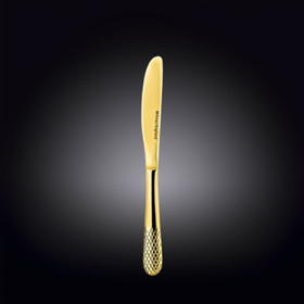 Нож столовый Джулия Голд 18/10 3,5 мм 20,5 см. Wilmax