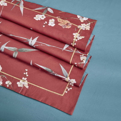 Постельное белье 2 спальное евро Arya home Exclusive Hera красное