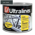 Эмаль-грунт по ржавчине 3в1  серая  5,5кг РАДУГА  Ultra Lines