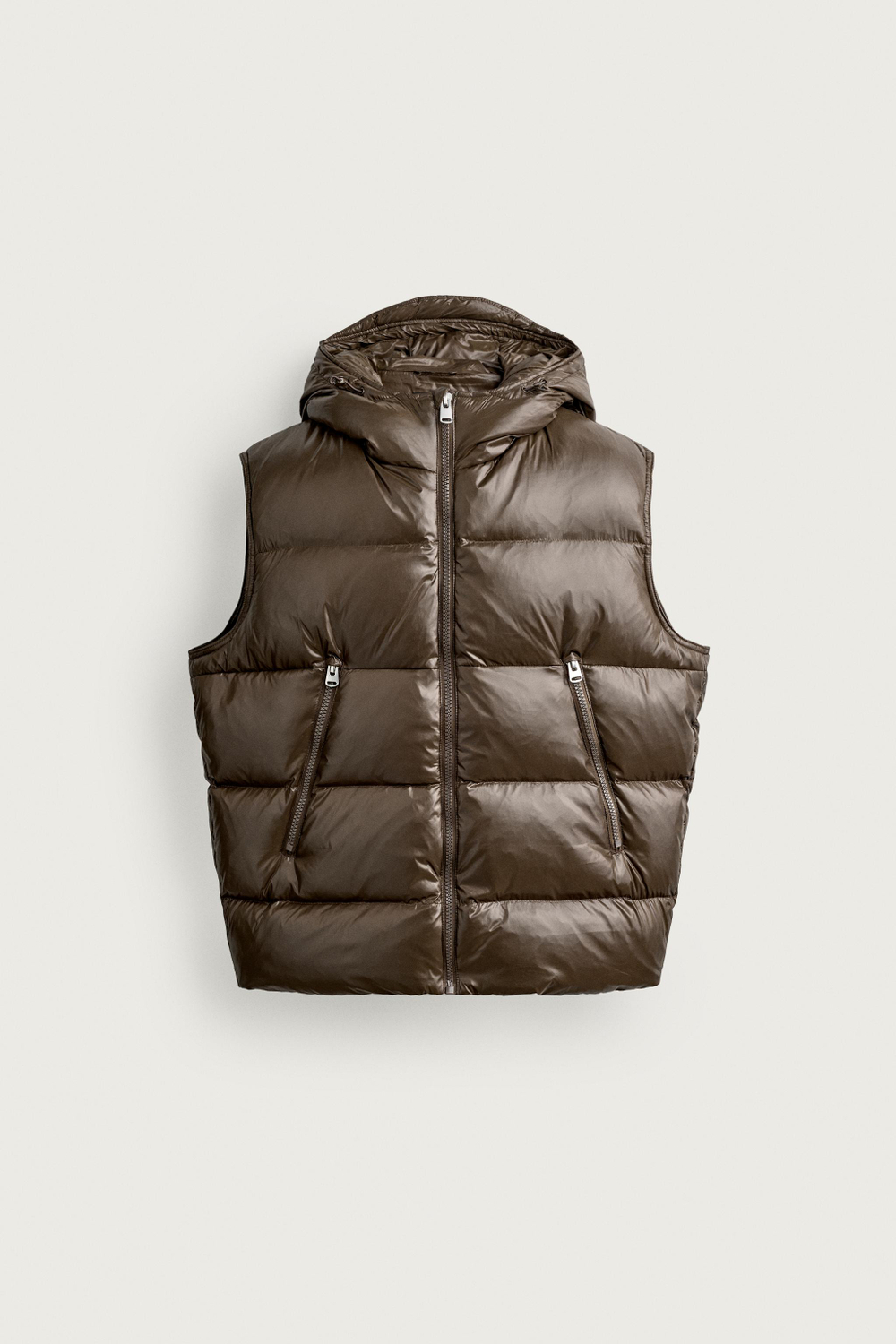 ЖИЛЕТ С ПУХОМ WATER REPELLENT — ZARA