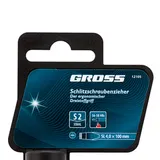 Отвертка SL4 x 100 мм, S2, трехкомпонентная рукоятка Gross — фото 4
