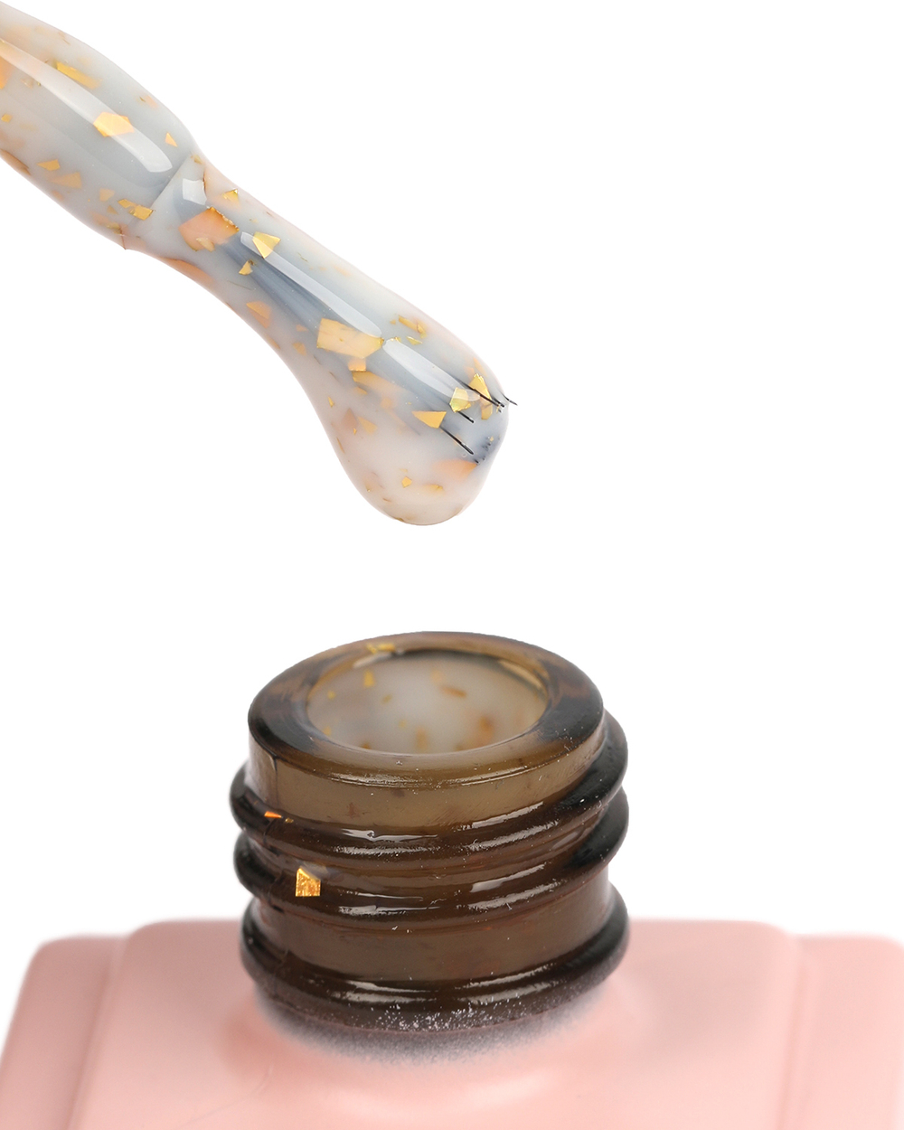 E.MiLac Crispy Base Gel №01 Gold, 9 мл.